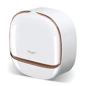 Self-Adhesive Wall-Mounted Luxury Soap Holder with Lid and Drainage Tray