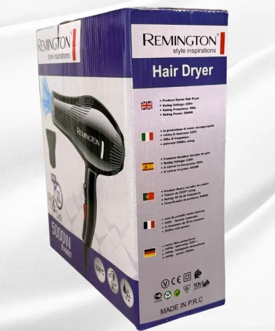 Remington Hair Dryer R-6007 2X Faster ION Technology with Cool Shot and Health Breeze Mode