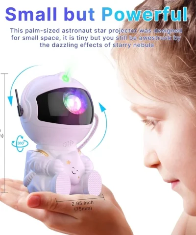 Astronaut Galaxy Projector | Star Nebula Night Light With Remote Control | Mini Astronaut Galaxy Light