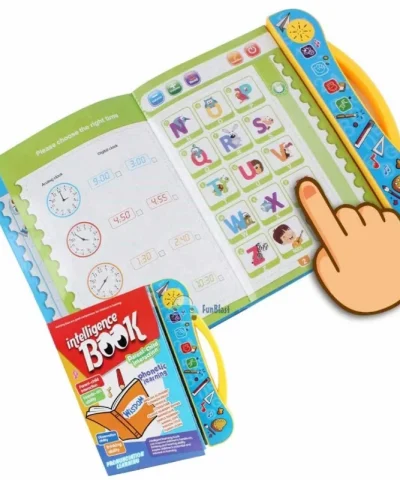 Intelligence Learning Book for Kids | Interactive Letters, Numbers & Sounds for Toddlers