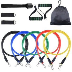 Gym Belt with Box | 5-in-1 Power Exercise Resistance Band Set – Adjustable Fitness Equipment for All
