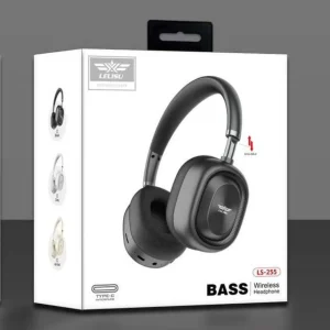 Lelisu LS-255 Bass Wireless Headphones | Bluetooth Over-Ear Headset with Type-C Interface