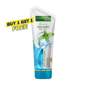 Face Wash | Chando Naturals Mint Cool Anti-Microbial Face Wash 100ml Daily Cleanser for Oily and Acne-Prone Skin
