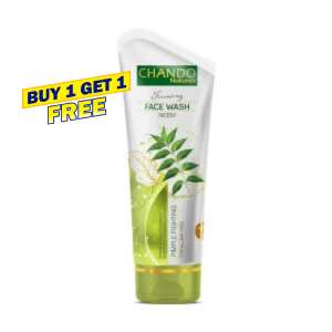 Face Wash | Chando Naturals Neem Pimple Fighting Face Wash 100ml Daily Cleanser for Oily and Acne-Prone Skin