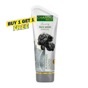 Face Wash | Chando Naturals Charcoal Blackheads Control Face Wash 100ml Daily Cleanser for Oily and Combination Skin
