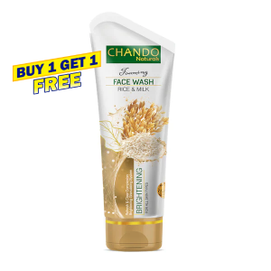 Face Wash | Chando Rice & Milk Brightening Face Wash 100ml Gentle Cleanser for Radiant Glowing Skin