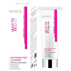 Dr. Rashel Whitening Fade Cleanser | Makeup Remover & Dark Spot Fading Face Wash with Arbutin & Niacinamide (80g) | Imported