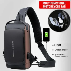 Multifunction Anti-Theft USB Charging Crossbody Shoulder Bag | Stylish, Secure, and Ready for Adventures