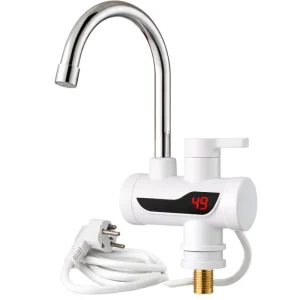 Electric Instant Heating  Faucet  | Digital Temperature Display | Plastic handle |  Kitchen & Bathroom Hot Water Tap