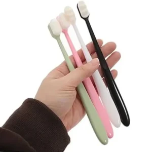 Nano Toothbrush with Travel Case | Ultra Soft Micro-Nano Bristles | For Sensitive Gums, Adults & Kids