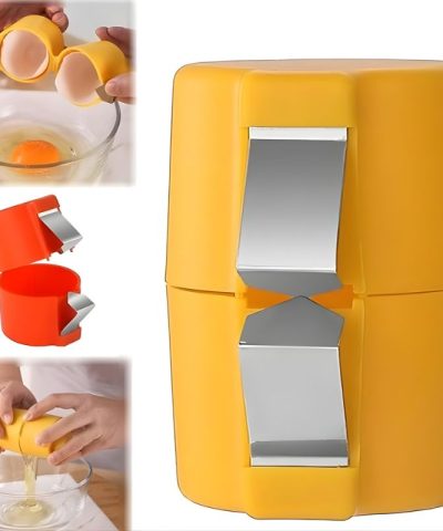 Efficient Egg Opener & Egg Shell Cracker Tool | Stainless Steel Egg Shell Opener Kitchen Gadget for Raw & Boiled Eggs | Random color
