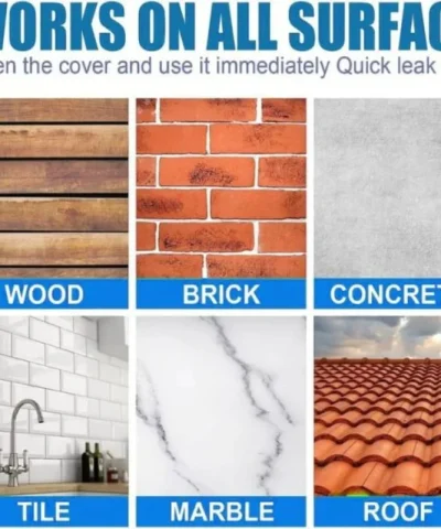 Hydra Waterproof Agent | Instant Water Tight Sealing Solution for Wall & Floor | With Brush | 250g