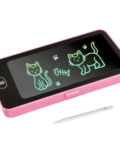 LCD Drawing Pen Case for Kids | Writing Tablet Pencil Box with Screen Lock & One-Key Erase | Random Color