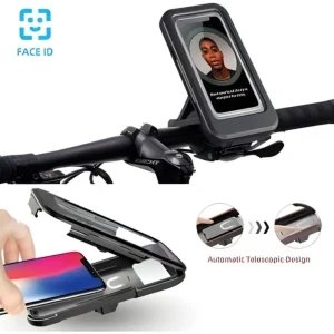 Waterproof Bike Phone Holder 360° Rotation | Handlebar Mobile Mount for Bicycle & Motorcycle