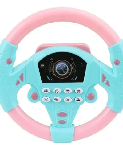 Toy Steering Wheel with Sound Effects for Kids | Interactive Driving Toy with Music & Emergency Sounds