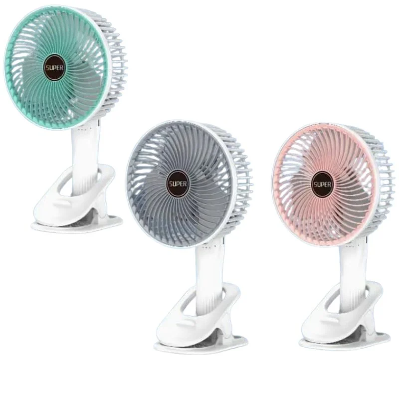 Rechargeable 3-in-1 Clip Fan | Handheld, Desktop & Wall Mounted Portable Fan with 3 Speed Modes - Image 6