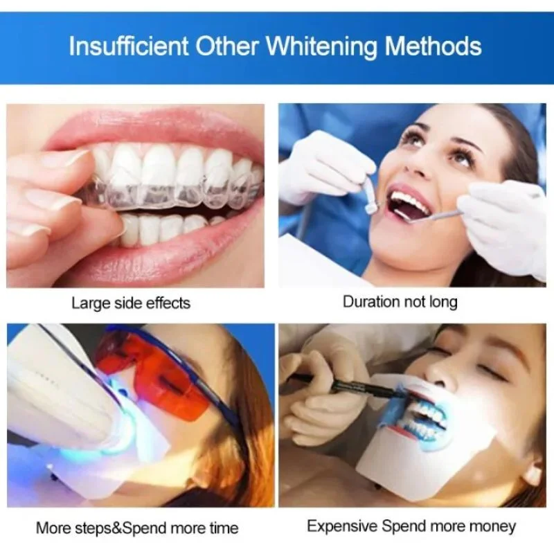 Gegemoon 5D Teeth Whitening Strips | Professional 5-Day Whitening Kit | Enamel Safe Teeth Whitening Strips | Deep Stain Removal | Mint Flavor | 7 Pairs - Image 5
