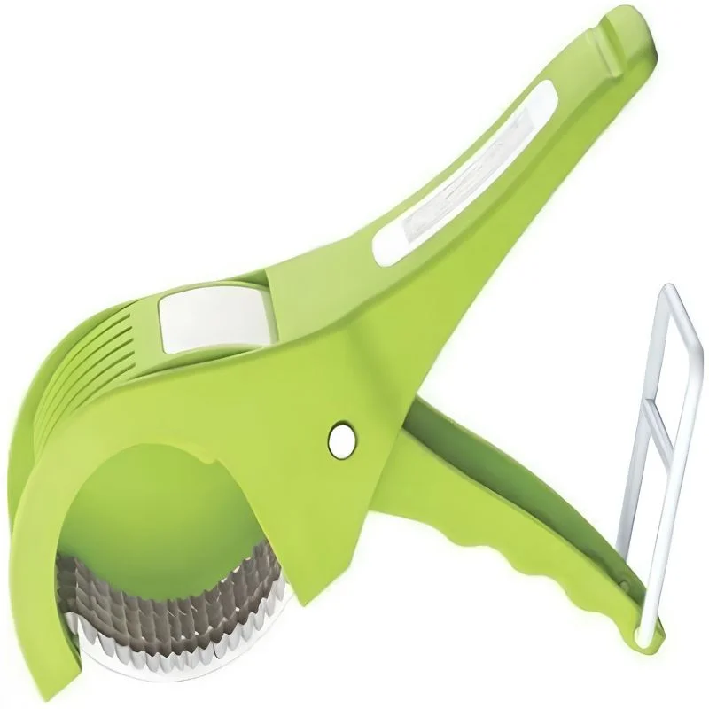 5 Blade Vegetable & Fruit Cutter and Slicer | Multipurpose Vegetable Chopper & Fruit Slicer | Kitchen Cutter with 5 Stainless Steel Blades | Multiple Colors - Image 7