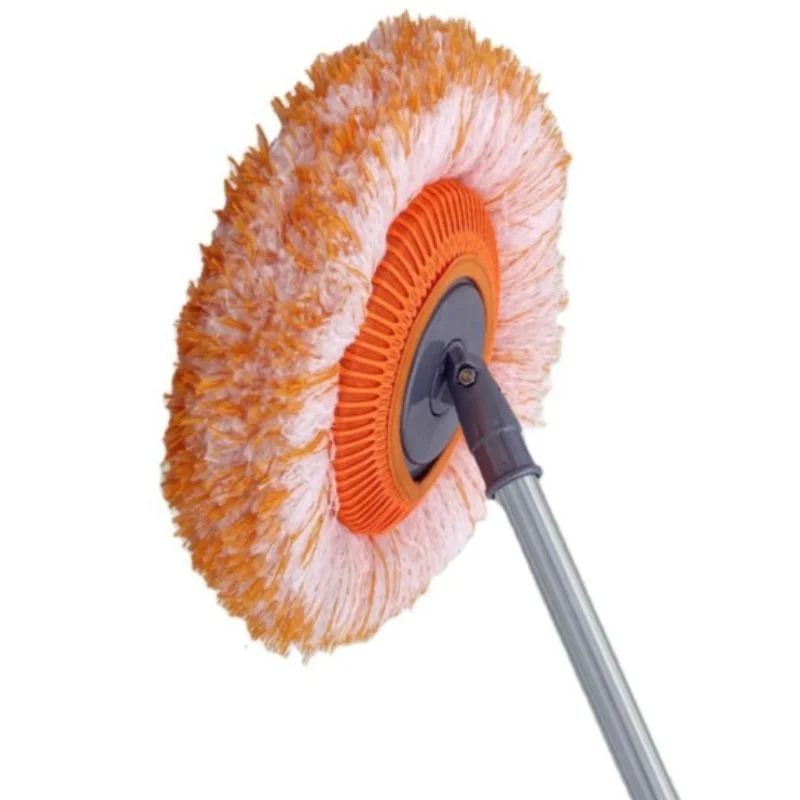 Sunflower Shape Cleaning Mop | 360° Rotating Extendable Microfiber | For Walls, Floors, Bathroom, Windows & Car Cleaning - Image 4