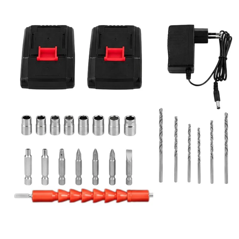 TOP ROCKET Cordless Rechargeable Drill Machine Kit | 48V Double Batteries | 3-in-1 Drill, Screwdriver & Impact Driver | Variable Speed Power Tool Set with Carry Case - Image 2