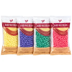 Hard Wax Beans  | Painless Hair Removal Wax Beads for Body & Facial Hair | Random flavour | 100g