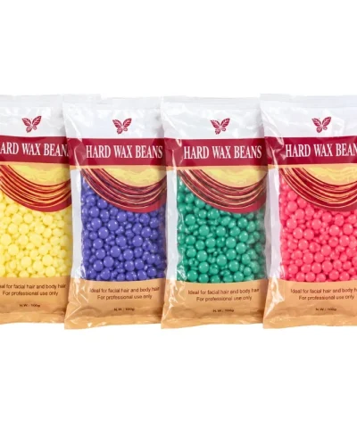 Hard Wax Beans  | Painless Hair Removal Wax Beads for Body & Facial Hair | Random flavour | 100g